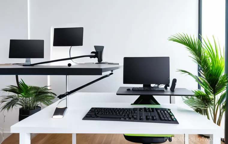 홈 오피스에서의 개인화된 공간 만들기 - **A Bright and Inspiring Home Office Oasis** A beautifully designed home office setup in a quiet...